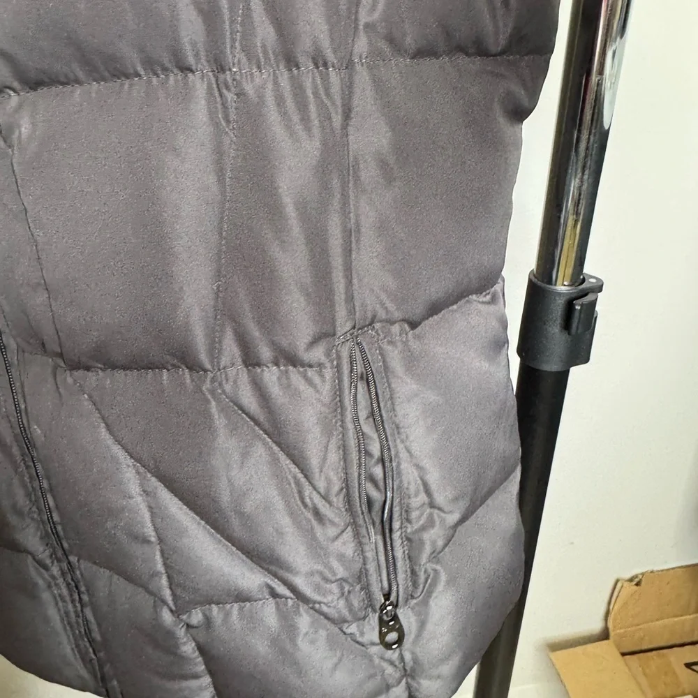 CALVIN KLEIN 1X Gray Winter Coat with attached hood